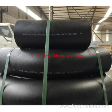 6'' SCH40 3D A234 seamless bend